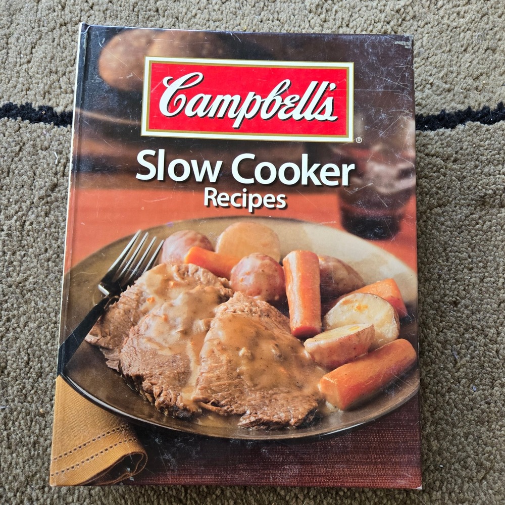 Campbells Slow Cooker Recipes Cookbook Spiral Bound Hardcover 90+ Recipes 2010